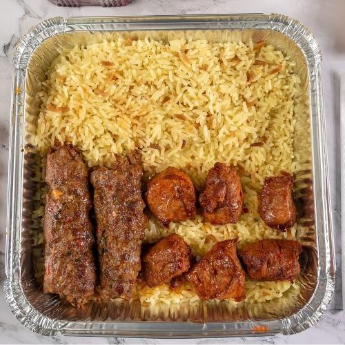 Lamb Shish and Lamb Kofte
