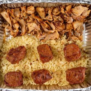 Chicken Doner and Lamb Shish