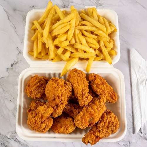 12 Pcs Chicken Wings with Chips