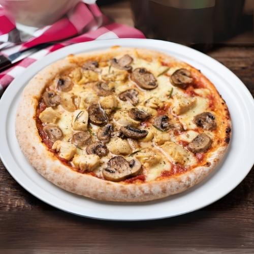 Chicken and Mushrooms Pizza