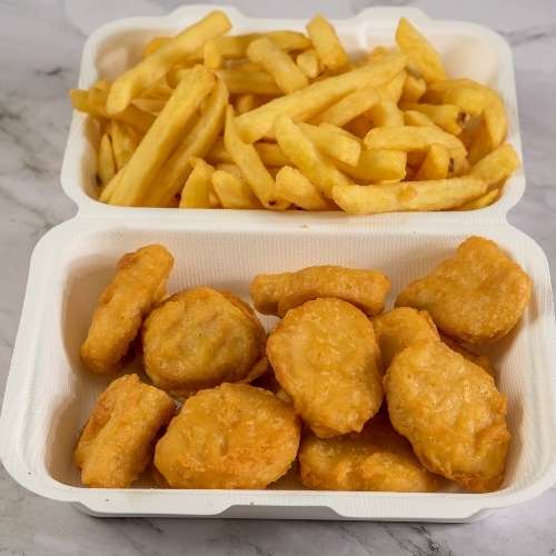 12 Pcs Chicken Nuggets with Chips