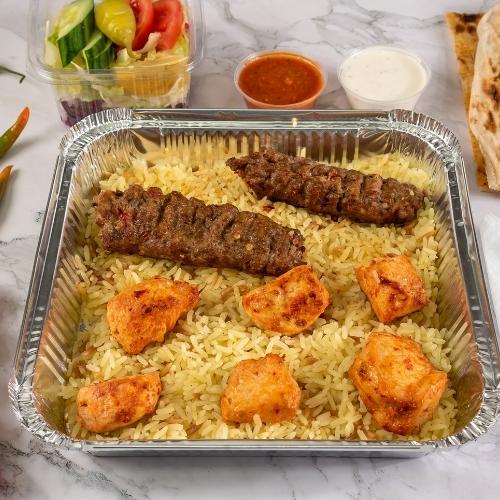 Chicken Shish and Lamb Kofte