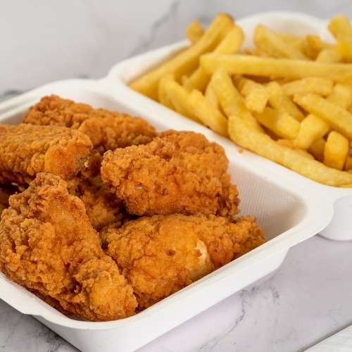 8 Pcs Chicken Wings with Chips